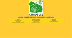 Desktop Screenshot of citadelle-asbl.org