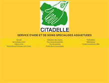 Tablet Screenshot of citadelle-asbl.org